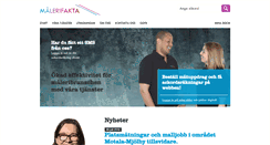Desktop Screenshot of malerifakta.se